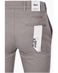 Brax - Fabio Cotton Trouser Mushroom - Lyst