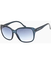 Calvin Klein - Crystal Framed Gradient Lens Sunglasses - Lyst