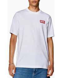 DIESEL - T Shirts Short Sleeve T Just Nlabel Crew Neck Soft Cotton Summer Tee - Lyst