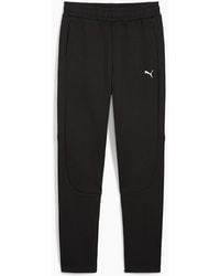 PUMA - Evostripe Closed Hem Fleece Jogging Bottoms - Lyst