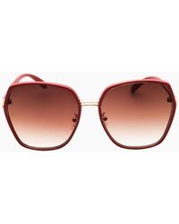 Guess - Gradient Lens Shiny Sunglasses - Lyst