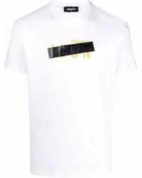 DSquared² - Tape Icon Logo T-Shirt - Lyst