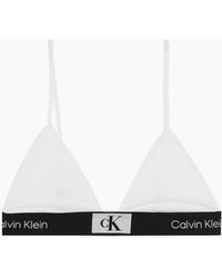 Calvin Klein - Ck 1996 Unlined Triangle Bra - Lyst