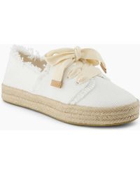 TOMS - Carolina Espadrille Lace Up Shoes - Lyst
