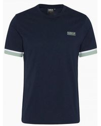Barbour - Deep Cuff Evan Tipped T-Shirt - Lyst
