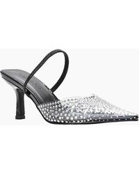 XY London - Ladies Tia Patent Perspex Court Shoes - Lyst