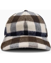 Aquascutum - Water Repellent Macro Club Check Baseball Cap Macro Club Check 30 - Lyst