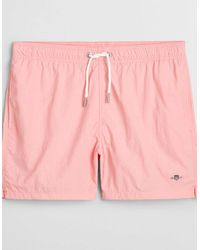 GANT - Swim Shorts, Geranium - Lyst