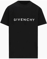Givenchy - Archetype Logo Print Oversized T-Shirt - Lyst