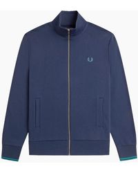 Fred Perry - Full Zip Through Sweat - Lyst