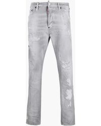 DSquared² - Cool Guy Paint Slim Jeans - Lyst