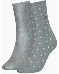 Tommy Hilfiger - 2-Pack Dots Pattern Socks, Middle Melange - Lyst