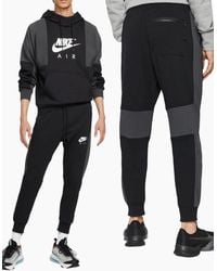 Nike - Air Dd6383 Fleece Tracksuits Swoosh Sports Pullover Hoodie Joggers Set - Lyst