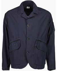 C.P. Company - Flatt Nylon Lens Blazer - Lyst