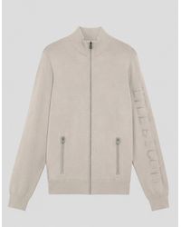 Lyle & Scott - Mesh Logo Knitted Track Jacket - Lyst