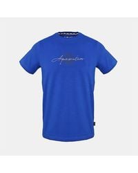Aquascutum - Text Graphic Crew Neck Short Sleeve T-Shirt - Lyst