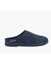Hush Puppies - Ashton Leather Mule Slippers - Lyst