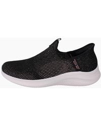 Skechers - Hands Free Slip-Ins Ultra Flex 4.0 Midnight Sparkle Shoes 150805 Trainers Bkrg - Lyst