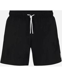BOSS - Iconic Stripe Logo Swim Shorts - Lyst