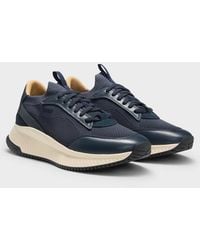 BOSS - Boss Ttnm Evo Trainers With Knitted Uppers And Leather Trims - Lyst