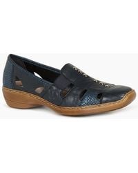 Rieker - Denise Slip On Vamp Shoes - Lyst