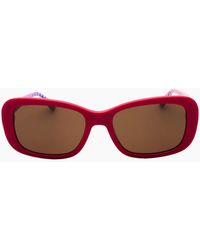 Love Moschino - Fuchsia Frame Lensed Sunglasses - Lyst