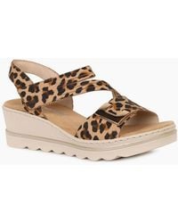 Rieker - Haiti Wedge Heel Sandals - Lyst
