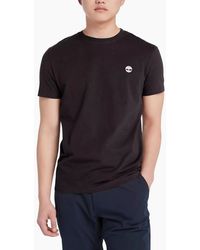 Timberland - T Shirts Classic Logo Summer Crew Neck Dunstan River Tops New - Lyst