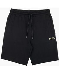 BOSS - Headlo 1 Embroidered Logo Shorts 001 - Lyst