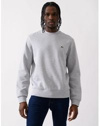 Lacoste - Crew Neck Fleece Sweatshirt - Lyst