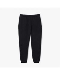 Lacoste - Solid Patterned Elasticated Cuff Sweatpants - Lyst
