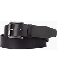 BOSS - Boss Joris Large Buckle Leather Belt - Lyst