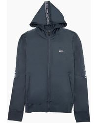 BOSS - Sicoon Gym Zip Up Sweatshirt 402 - Lyst