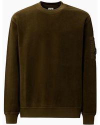 C.P. Company - Brushed Fleece Lens Sweat - Lyst