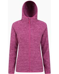 Mountain Warehouse - Ladies Lleyn Ii Melange Full Zip Hoodie - Lyst