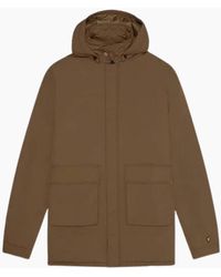 Lyle & Scott - Lyle & Scott Wadded Parka - Lyst