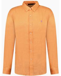 Polo Ralph Lauren - Custom Fit Linen Shirt - Lyst
