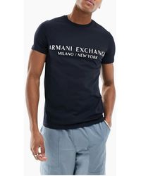 Armani - Exchange T Shirts Cotton Tee - Lyst