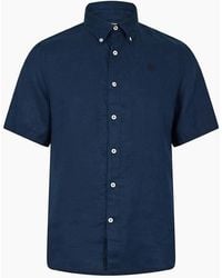 Timberland - Mill Brook Collared Button Down Short Sleeve Shirt - Lyst