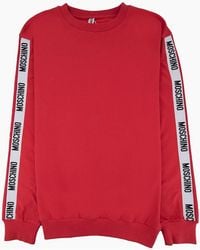 Moschino - Underwear Tape Logo Crew Neck Sweatshirt 0118 - Lyst