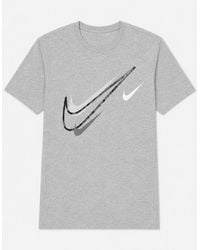Nike - Sportswear Club Swoosh Classic Logo T Shirt - Lyst