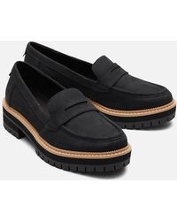 TOMS - Cara Leather Loafers - Lyst