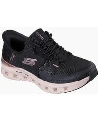 Skechers - Glide-Step Pro Radiant Stride Mesh/Rose Trim Trainers - Lyst