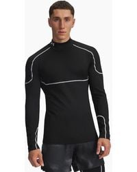 Under Armour - Mock Neck High Collar Raglan Sleeve Compression Fit Midlayer - Lyst