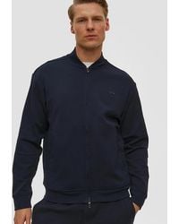 Paul & Shark - Active Fleece Soft Cotton Full Zip Jacket - Lyst