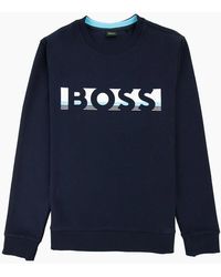 BOSS - Salbo 1 Crew Neck Sweat 403 - Lyst