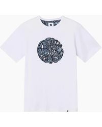 Pretty Green - Rave On Paisley Logo T-Shirt - Lyst