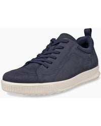 Ecco - Byway Nubuck Leather Trainers - Lyst
