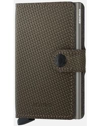 Secrid - Mini Wallet Carbon Khaki - Lyst