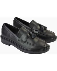 XY London - Ladies Alida Tassel Chunky Flat Loafers - Lyst